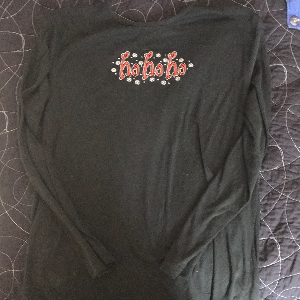 HoHoHo long sleeve black shirt
